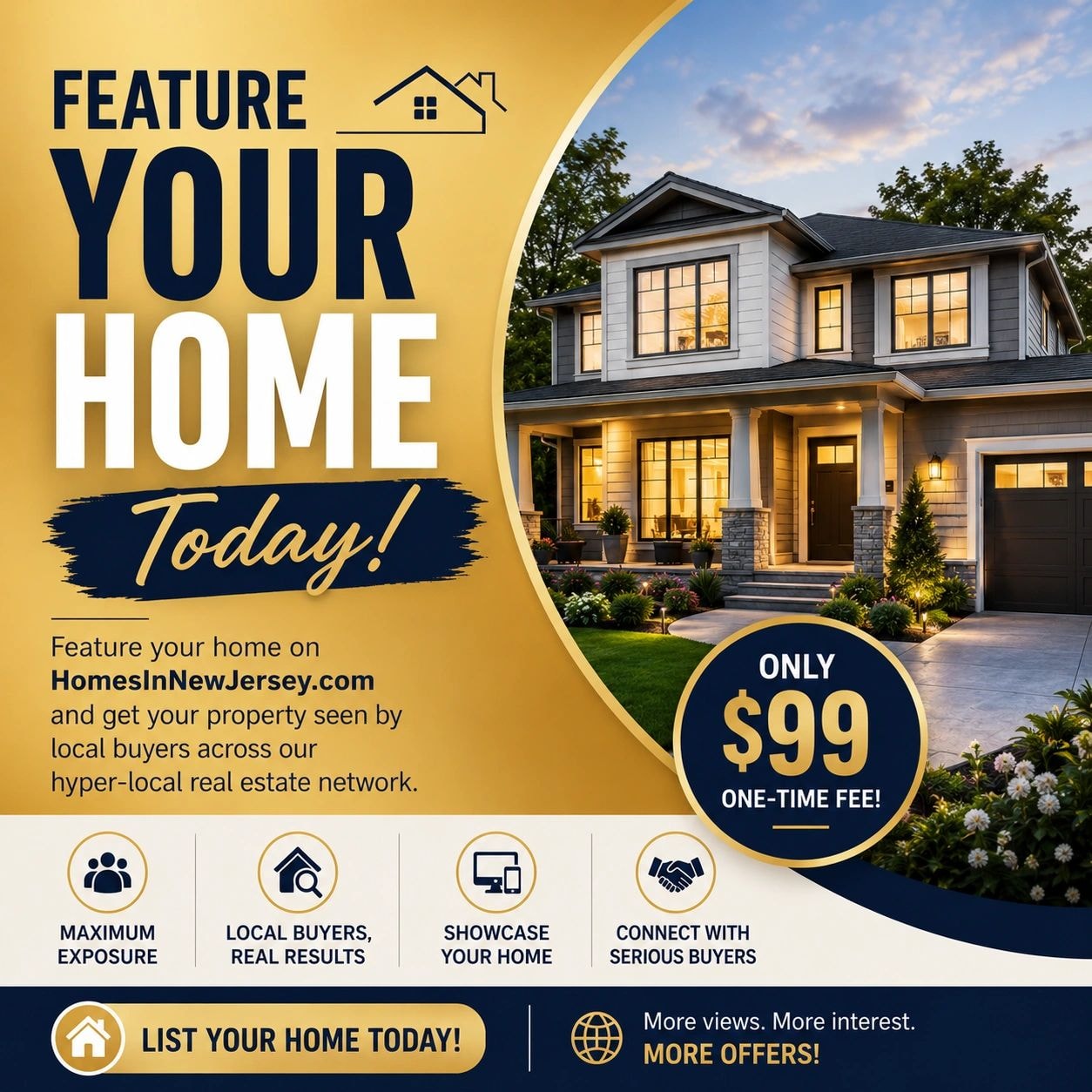 Feature your home on HomesInNewJersey.com